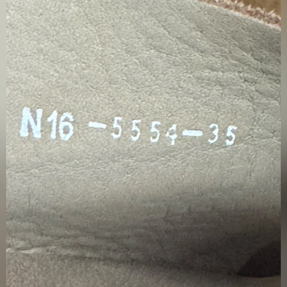 Pedro Garcia ‘federica’ Criss-Cross Suede Wedge in Tan Size 35 (US 5) EUC
